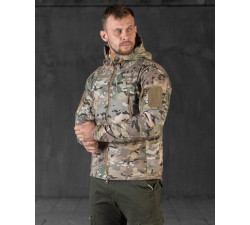 Весняна тактична куртка Soft Shell Silver Knight Windstoper мультикам ОР1234