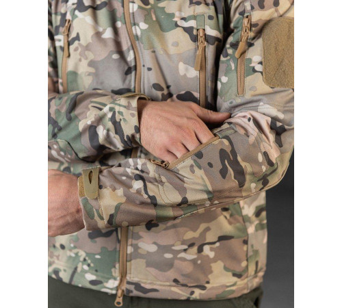 Весняна тактична куртка Soft Shell Silver Knight Windstoper мультикам ОР1234