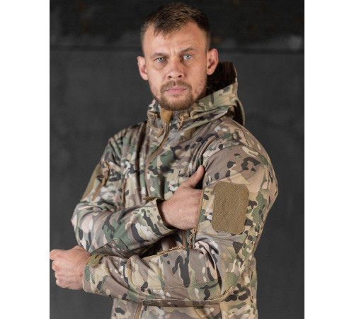 Весняна тактична куртка Soft Shell Silver Knight Windstoper мультикам ОР1234