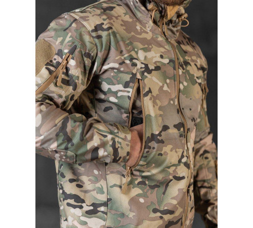 Весняна тактична куртка Soft Shell Silver Knight Windstoper мультикам ОР1234