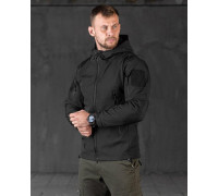 Демісезонна тактична куртка Soft Shell Silver Knight Windstoper black ОР1232