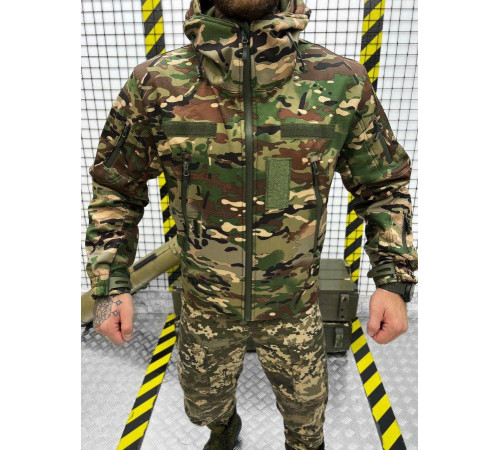 Тактична куртка SoftShell софтшел мультикам легка