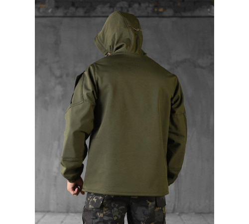 Тактическая куртка анорак софтшел seul olive НП4945