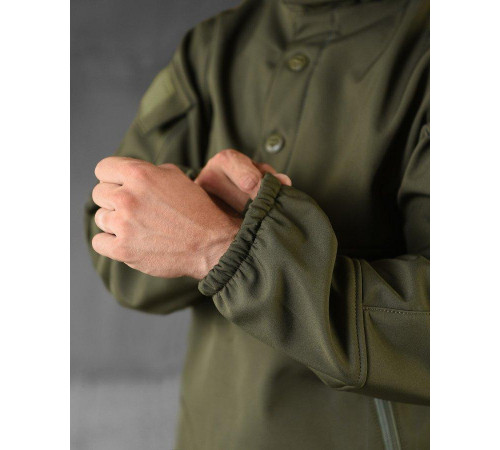 Тактическая куртка анорак софтшел seul olive НП4945