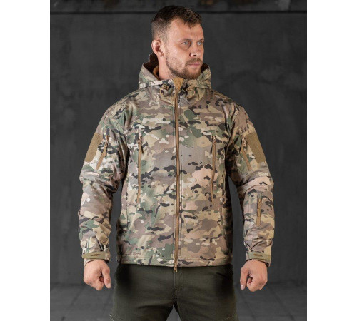Весняна тактична куртка Soft Shell Silver Knight Windstoper мультикам ОР1234