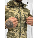 Осенняя тактическая куртка софтшел Soft-Shell SQUAD пиксель ВТ7898