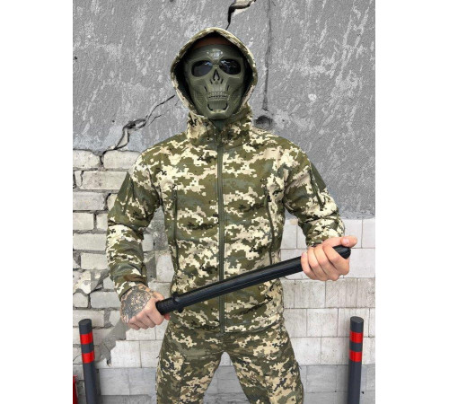 Куртка SoftShell pixel halo ВТ5407
