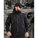 Тактична куртка softshell masad чорна за 1815 грн