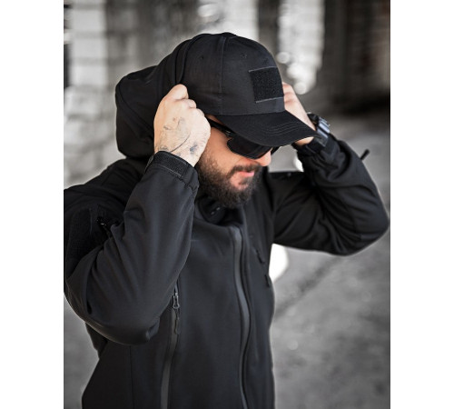 Тактична куртка softshell masad чорна за 1815 грн