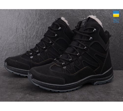 Зимові черевики Winter Black чорний, берци
