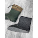 Сапоги мужские теплые резиновые олива пена forest-S с подкладкой валенком