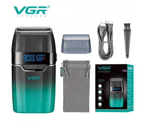 Аккумуляторная электробритва VGR V 308 2 in 1 (24 шт/ящ) за 1350 грн
