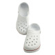 Кроксы мужские белые сабо Медицинская обувь "Прогресс Crocs" с большими дырками