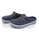Мужские кроксы синие сабо "прогресс" с большими дырками crocs мужские летние