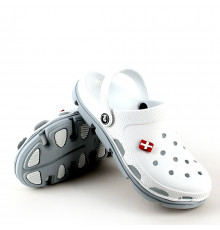 Крокси сабо білі Аморалес