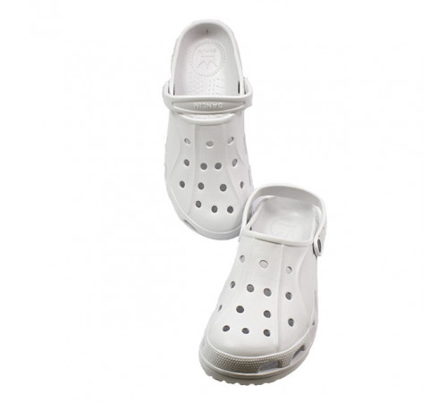 Білі крокси медичне взуття, сабо "Like Crocs" 44/45 розмір