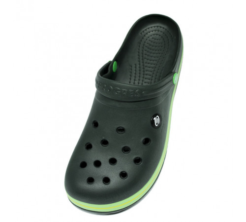 Купити крокси чоловічі хакі зелені сабо "Like Crocs" для чоловіків 44 р