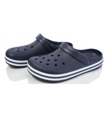 Чоловічі крокси сині сабо "прогрес" з великими дірками crocs чоловічі літні 45