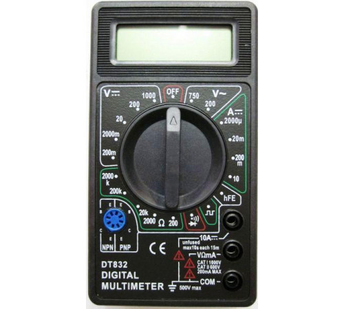 Мультиметр DT-832/ 1018 (100 шт/ящ) за 167 грн