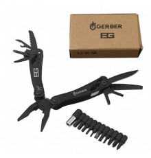 Мультитул плоскогубцы 18 в 1 GERBER Bear Grylls Black с набором бит.a 868,4203