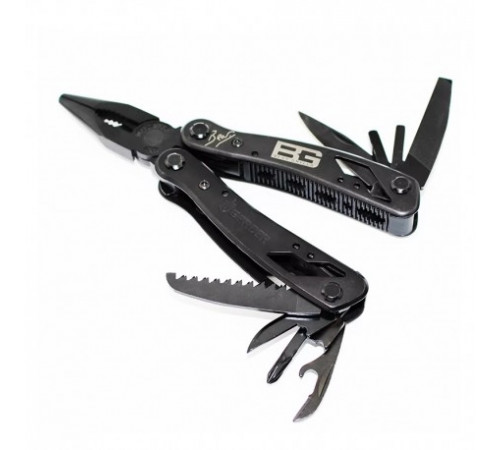 Мультитул плоскогубцы 18 в 1 GERBER Bear Grylls Black с набором бит.a 868,4203 за 480 грн