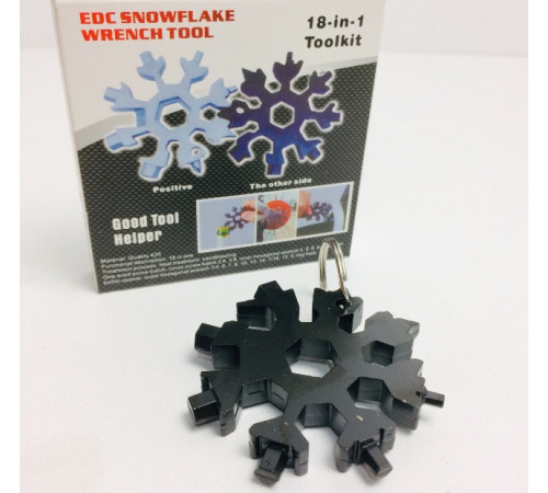 Мультитул 18 в 1 отвертка в виде снежинки snowflake wrench tool ART-5626 (200 шт/ящ) за 163 грн
