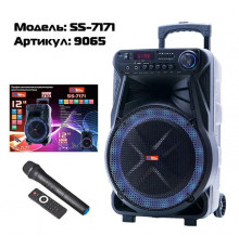 Акустическая переносная колонка SS-7171 600Вт 12" 0х0х0см 9065 (1 шт/ящ)