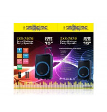 Акустическая переносная колонка ZXX-7878/ 8161 60Вт 15" 0х0х0см USB/SD/FM/BT/TWS/2MIC (1 шт/ящ)
