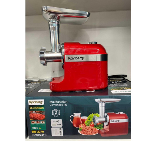 Мясорубка Rainberg RB 2270 RED (4 шт) за 4451 грн