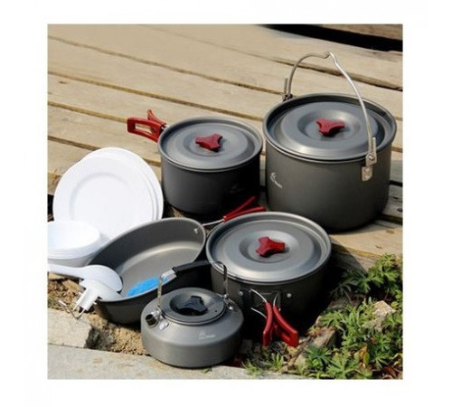 Посуда туристическая 5 в 1 Cooking Set DS-309. а232 за 3459 грн