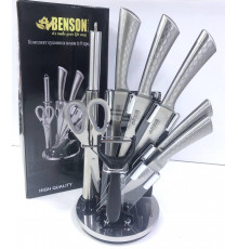 Набор ножей 9 предметов BENSON BN 415 N (6 шт)