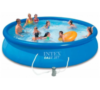 Семейный надувной бассейн 457*84 см 2006 л/ч. Intex 28158