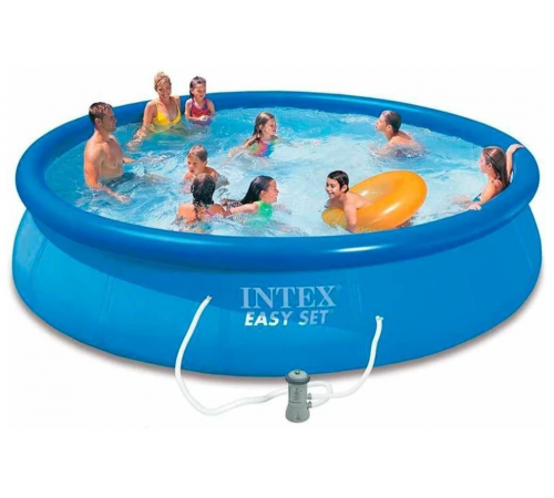 Семейный надувной бассейн 457*84 см 2006 л/ч. Intex 28158