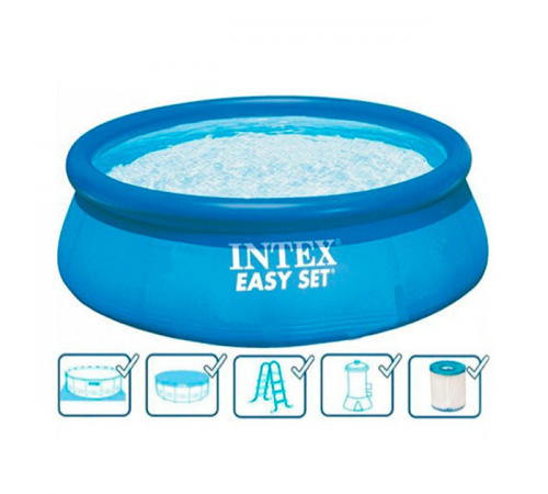 Семейный надувной бассейн 457*84 см 2006 л/ч. Intex 28158