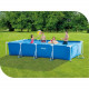 Каркасный семейный прямоугольный бассейн Intex "Mini Frame Pool" 28274 7127л