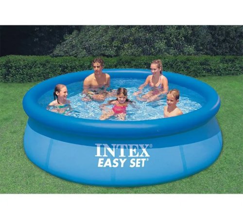 Надувной бескаркасный круглый бассейн Intex 28132 (366-76см, 5621 л, фильтр-насос 230V)