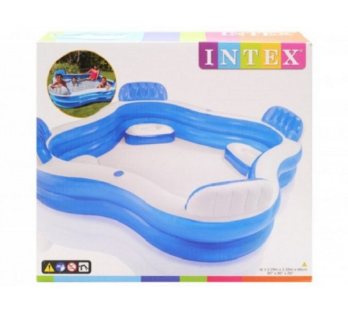 Надувной бассейн Intex 56475 (229х229х66 см)