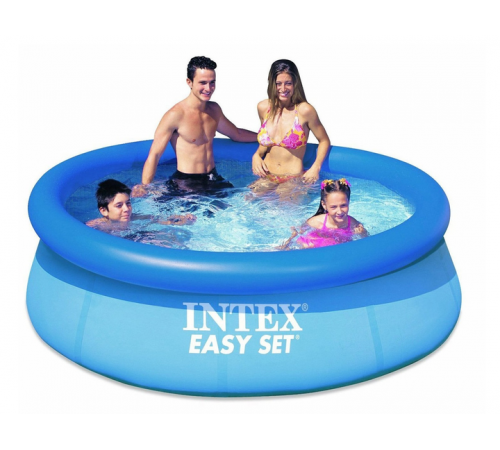 Семейный надувной наливной бассейн (244*76) Easy Set Intex 28110 / 2419 л круглый