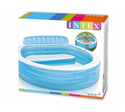 Детский мягкий надувной бассейн Intex 57190 (224х216х76см)