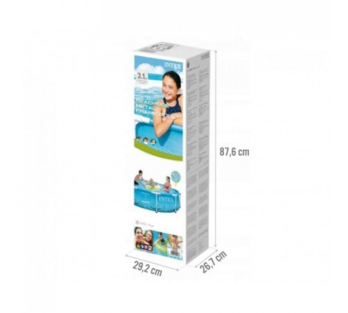 Каркасный семейный круглый бассейн 6+лет Intex 28206 305*76см 4485л