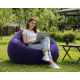Надувне крісло-пуф Inflatable Sofa / Надувне крісло-мішок 110×110×85 см Фіолетове