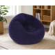 Надувне крісло-пуф Inflatable Sofa / Надувне крісло-мішок 110×110×85 см Фіолетове