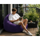 Надувне крісло-пуф Inflatable Sofa / Надувне крісло-мішок 110×110×85 см Фіолетове