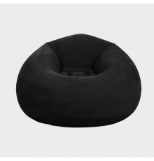 Надувне крісло-пуф Inflatable Sofa / Надувне крісло-мішок 110×110×85 см Чорний
