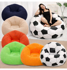 Надувне крісло-пуф Inflatable Sofa / Надувне крісло-мішок 110×110×85 см