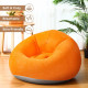 Надувне крісло-пуф Inflatable Sofa / Надувне крісло-мішок 110×110×85 см Помаранчевий за 660 грн