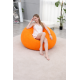 Надувне крісло-пуф Inflatable Sofa / Надувне крісло-мішок 110×110×85 см Помаранчевий за 660 грн
