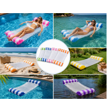 Надувной водный гамак, плот / Матрас для плавания Pool Loungers / Гамак для плавания с надувными камерами