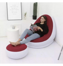 Надувное кресло с пуфом-подставкой для ног c насосом AIR SOFA ART 9233 (10)