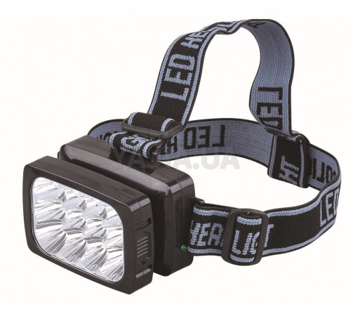 Налобный фонарь на аккумуляторе YJ-1837/ 12LED (120 шт/ящ) за 184 грн